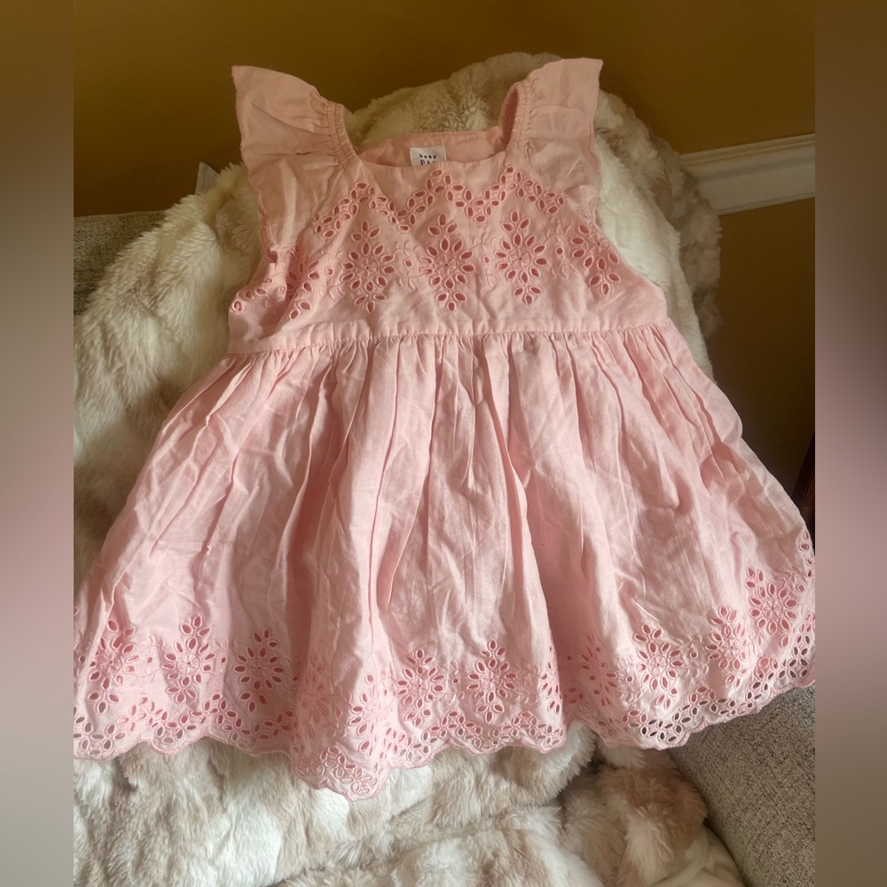 New baby gap pink dress